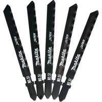 Lame de scie sauteuse, Acier rapide, Tige en T, 3-1/2" lo, 24 dents par pouce Equipex