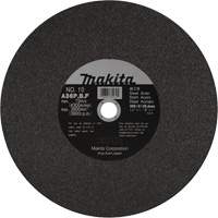 Meules pour la coupe des m&eacute;taux, 14" x 1/8", Arbre de 1", Oxyde d'aluminium, 3900 Tr/min Equipex