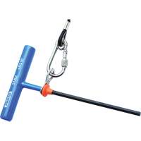 Hex Key - Metric, Hex End, 2.5 mm x 6" L, T Handle Equipex