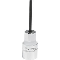 Douille &agrave; embout, Hexagonale, 2,5 mm x 1-7/8" lo, Prise 1/4" Equipex