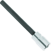 Douille &agrave; embout tr&egrave;s long, Hexagonale, 1/4" x 4-5/8" lo, Prise Prise carr&eacute;e 1/2" Equipex