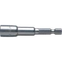 Nut Setter, 5/16" Tip, 1/4" Drive, 2-9/16" L, Non-Magnetic Equipex