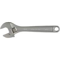 Adjustable Wrench With CLIK-STOP&reg;, 8" L, Plain Equipex