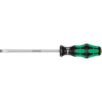 Tapered Slotted Screwdriver, 7 mm, 10-1/16" L, Plastic Handle Equipex