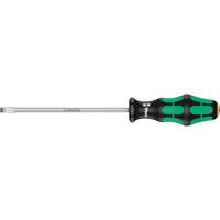 Tapered Slotted Screwdriver, 6.5 mm Tip, Round, 10-1/16" L, Plastic Handle Equipex