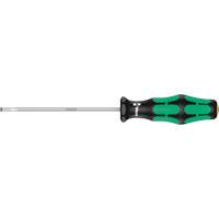 Slotted Screwdriver, 3.5 mm Tip, Round, 7-1/8" L, Plastic Handle Equipex