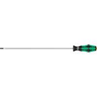 Slotted Screwdriver, 1/4" Tip, Round, 15-3/4" L, Plastic Handle Equipex