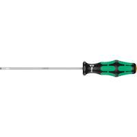 Slotted Screwdriver, 3.5 mm Tip, Round, 8-1/8" L, Plastic Handle Equipex
