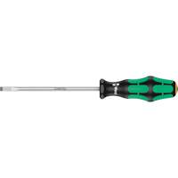 Slotted Screwdriver, 5.5 mm Tip, Round, 8-25/32" L, Plastic Handle Equipex