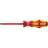 Tournevis isol&eacute; Square Plus, Tige de #2, Ronde, 8-1/16" lo, Prise en Plastique Equipex