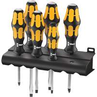 Jeu de tournevis s&eacute;rie 900 Chiseldriver et support, 6 mcx Equipex