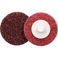 Disque de conditionnement de surface &agrave; remplacement rapide Standard Abrasives, 2" dia., Grain Moyen, Oxyde d'aluminium Equipex