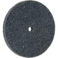 Meule homog&egrave;ne &agrave; faible densit&eacute; de s&eacute;rie 500 Standard Abrasives, 3" x 1/4", Arbre de 1/4", Grain de Fin, Carbure de silicium Equipex