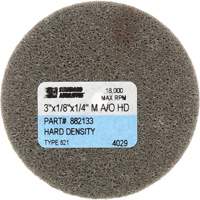 Disque unitaris&eacute; Standard Abrasives, 3" x 1/4", Arbre de 1/4", Grain de Fin, Oxyde d'aluminium Equipex