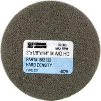 Disque unitaris&eacute; Standard Abrasives, 3" x 1/8", Arbre de 1/4", Grain de Moyen, Oxyde d'aluminium Equipex
