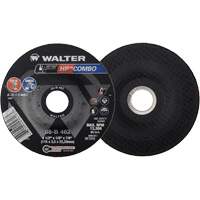 HP Combo Depressed Center Combination Wheel, 4-1/2" x 1/8", 7/8" Arbor, Type 27 Equipex
