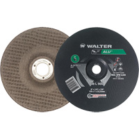 Aluminium Depressed Centre Grinding Wheels, 9" x 1/4", 7/8" Arbor, Type 27 Equipex