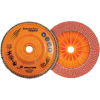 Enduro-Flex Turbo Flap Disc, 4-1/2" x 5/8"-11, Type 27S, 36/60 Grit, Ceramic Equipex