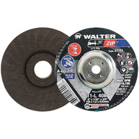 Zip Cutting and Grinding Wheel, 4" x 1/32", 3/8" Arbor, Type 27, 60 Grit, Aluminum Oxide Equipex