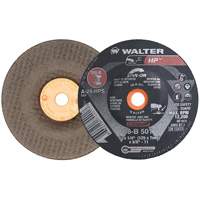 Meule HP vissable, 5" x 1/4", Arbre 5/8"-11, Type 28S Equipex