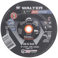 PIPEFITTER Grinding Wheel, 6" x 3/32", Aluminum Oxide, Type 27 Equipex