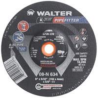 PIPEFITTER Grinding Wheel, 6" x 5/32", Aluminum Oxide, Type 27 Equipex
