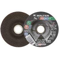 FLEXCUT Grinding Wheel, 4-1/2", 36 Grit, Aluminum Oxide, 7/8", 13300 RPM, Type 29 Equipex