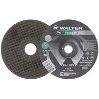 FLEXCUT MILL SCALE Grinding Wheel, 7", 36 Grit, Aluminum Oxide, 7/8", 8600 RPM, Type 29 Equipex