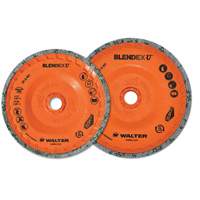 Blendex U Finishing Cup Disc, 4-1/2" Dia., Fine Grit, Silicon Carbide Equipex