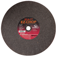 Meule &agrave; tronçonner EZ-Chop, 14" x 3/32", Arbre de 1", Type 1, Oxyde d'aluminium, 4400 Tr/min Equipex