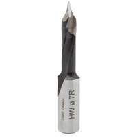 Through-Hole Carbide Tipped Drill, 7 mm Diameter Equipex