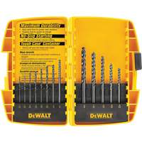 Black & Gold Drill Bit Set, 13 Pieces, High Speed Steel Equipex