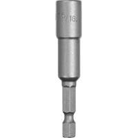 Tourne-&eacute;crou, Embout 5/16", Prise 1/4", 2-9/16" lo, Magn&eacute;tique Equipex