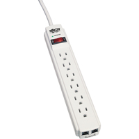 Limiteurs de surtension Protect-It, 6 Prises, 720 J, 1800 W, Cordon 4' Equipex