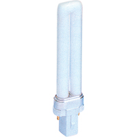 Compact Flourescent Lamps - Universal, S (T4), 13 W, 2700 K, GX23 Base, 10000 hrs. Equipex