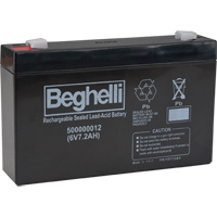 Sealed Lead Acid Batteries, 6 V, 7.2 Ah Equipex