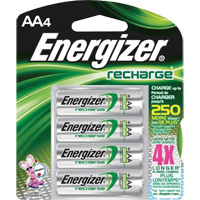 Rechargeable NiMH Batteries, AA, 1.2 V Equipex