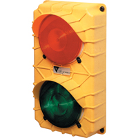 LED Stop & Go Lights, Plastic, 6-3/8" W x 3-3/4" D x 11-3/8" H Equipex