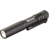 MicroStream&reg; Pen Light, LED, 45 Lumens, Aluminum Body, AAA Batteries, Included Equipex