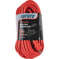 Vinyl Extension Cord, Outdoor, SJTW, 14/3 AWG, 15 A, 3 Outlet(s), 50' Equipex