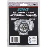 Lampe frontale, DEL, 28 lumens, 20 hres de fonctionnement, piles AAA Equipex