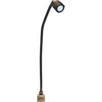 Lampe &agrave; col-de-cygne &agrave; flux &eacute;lev&eacute; de la s&eacute;rie LS, 5 W, DEL, Col 20", Noir Equipex