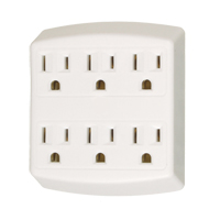 Adaptateurs, 6 Prise(s), 15 A, 1875 W, 125 Equipex
