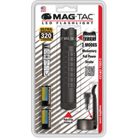 Lampes de poche tactiques Mag-Tac, DEL, 320 lumens, Piles CR123 Equipex
