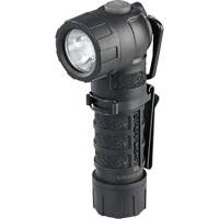 PolyTac&reg; 90 X Right Angle Flashlight, LED, CR123A Batteries, Polymer Equipex