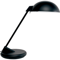 Desk Lamp, 100 W, Incandescent, Black Equipex