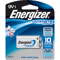 Batteries au lithium, 9 V Equipex