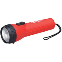 Industrial General Purpose Flashlight, LED, 25 Lumens, D Batteries Equipex