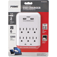 Chargeur USB Prime avec protection contre la surtension Equipex