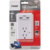 Chargeur USB Prime avec protection contre la surtension Equipex